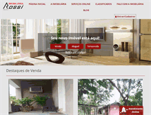 Tablet Screenshot of imobiliariarossi.com.br